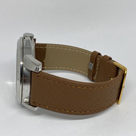 Fossil FS4734 Men's Brown Leather Analog Dial Quartz Genuine Wrist Watch XR810 - Picture 9 of 12